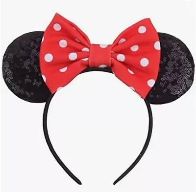 Minnie Mouse Ears Bow Headbands For Women Kids • $8.99