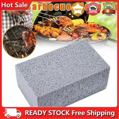£3.73 • Buy Pumice Stone BBQ Brush Barbecue Mesh Griddle Cleaning Brush Outdoor Grill Brick