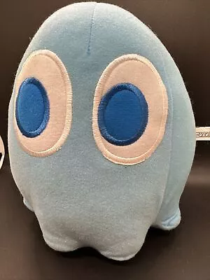 INKY GHOST PAC-MAN Light Blue 7  Plush Toy Namco 2010 • $10.99