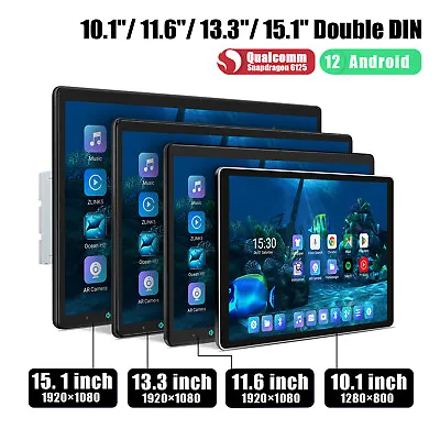  JOYING Tablet Full Touchscreen Snapdragon Double Din Head Unit For Universal • $540.55