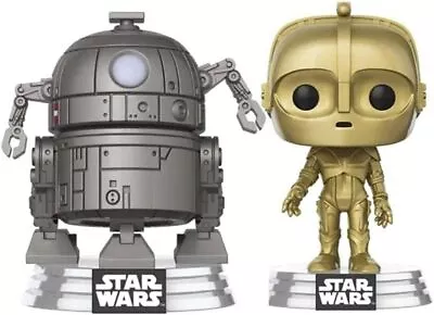 Funko Star Wars Pack 2 POP Vinyl Figurines Concept Series R2-D2  C-3PO 9 Cm • $40.63