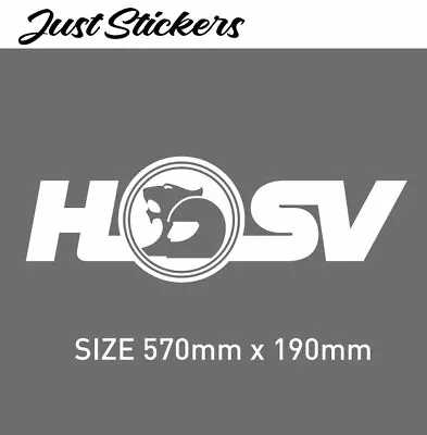 $22 • Buy HSV HOLDEN  Car Sticker  Bumper Sticker , Skate , Sticker , Bike, Window, Laptop
