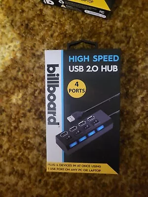 Billboard 4 Port Usb Charger Bb 2853 • $7.95