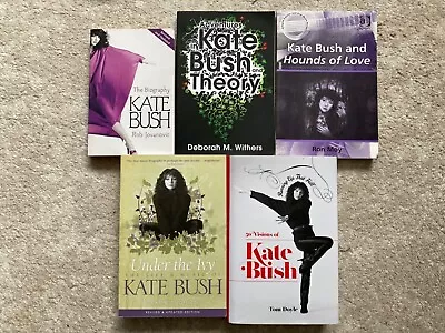 Kate Bush Book Bundle - 50 Visions Of / Biography / Doyle / Thomson / Jovanovic • £25