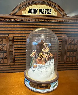 Franklin Mint - John Wayne - Hand Painted - Glass Dome - Limited Edition - Mint • $30