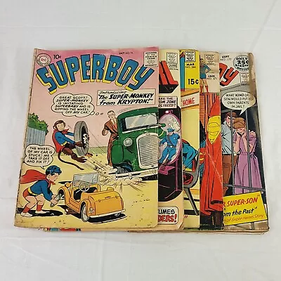 5 VTG Superman DC Comics Mixed Lot Ft Supergirl & Superboy 1970s • $19.83