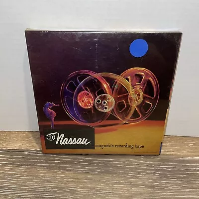 Nassau 7''  Mylar Magnetic Recording Tape 1800 Ft. Brand New Sealed • $10.99