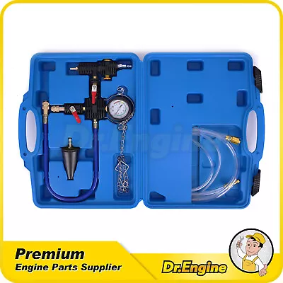 Radiator Cooling System Vacuum Purge Coolant Tool Kit Set With Adapter Case Hose • $48.99