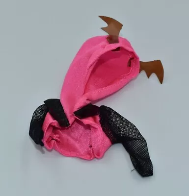 Monster High Draculaura Skulltimate Secrets Neon Frights Pink Bat Wing Hoodie • $6.90