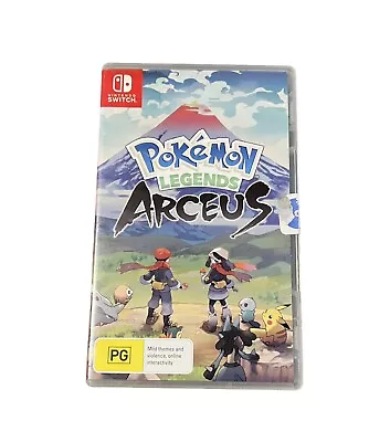 Pokemon Legends:Arceus Nintendo Switch Game 2022 Cartridge +case Great Condition • $59.99