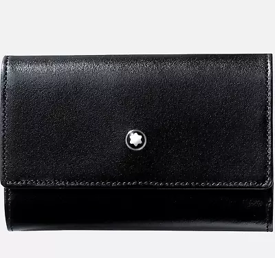 MONTBLANC  MEISTERSTUCK Key Case 6 Keys - Black Calf Leather • $280