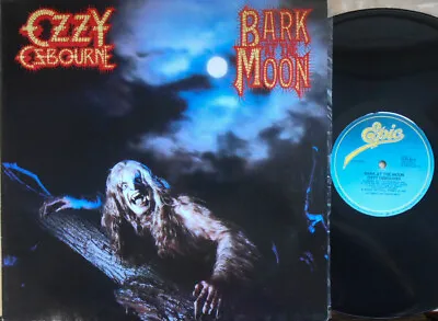 Ozzy Osbourne ORIG OZ LP Bark At The Moon EX ’83 Epic ELPS4416 Black Sabbath • $69.95