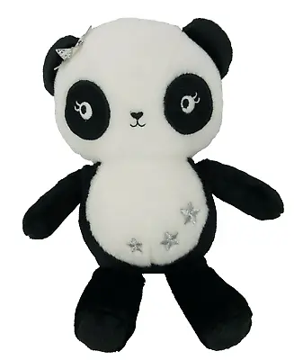 Girls Panda 9  Purse Teddy Bear Black White Stars Dress Up Chain Gymboree • $15.95