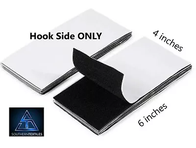 4 X 6-inch Hook Side Only Sew On Double-Sided Self Adhesive Mounting Sticky Pks • $5.99