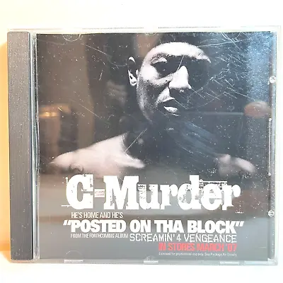 C-MURDER: POSTED ON THA BLOCK (2006) CD Promo Single - Hip-Hop Gangsta Rap • $7.77