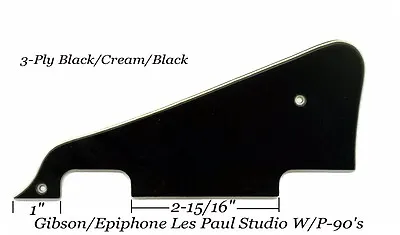 Les Paul LP Studio W/P-90's B/C/B Pickguard For Gibson Epiphone Vintage Project • $34.99