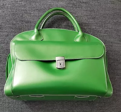 McKlein Glen Ellyn Green Leather  Detachable Women Laptop Bag W/ Shoulder Strap • $99.99