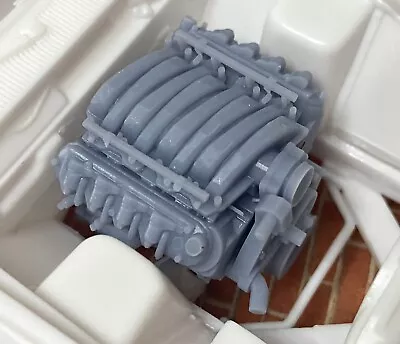 Resin Chevy LS3 Engine For Scale Model Cars 1/24 1/25 • $16.99