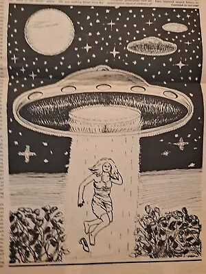 Vintage 1980 #8 Issue Ufo Review Newspaper Aliens Outer Space Flying Saucers A54 • $38.24