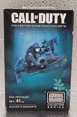 Mega Bloks Call Of Duty Seal Specialist Collector Construction Set! • $25.29