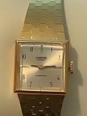 Vintage Mortima Hand Wind Wrist Watch   Rare   WORKS    No Reserve • $37.95