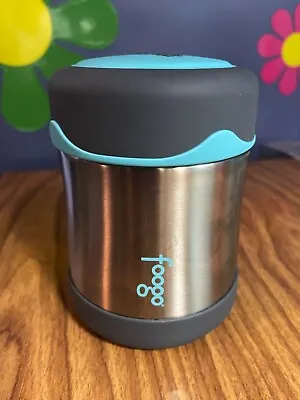 $9.99 • Buy Thermos Foogo Food Jar Vacuum Insulated Stainless Steel 10 Oz - Charcoal & Teal 