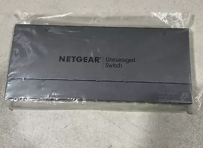 NEW Netgear 8 Port PoE/PoE+ Gigabit Unmanaged Switch W/ AC Adaptor • $49.95