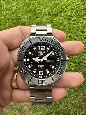 Seiko 5 Monster Automatic 4R36-06B0 Divers Watch - 100m • $194.42