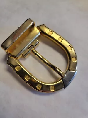 Paolo Gucci Belt Buckle Gold And Silver Tone For 28mm • $40