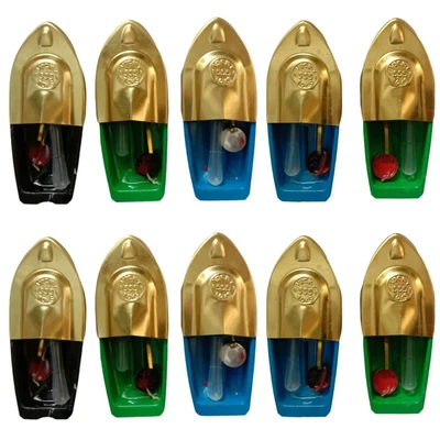 £47.99 • Buy Pop Pop Putt Putt Tin Boat Candle Powered Boat Live Steam Tugboat Pack Of 10 Pcs