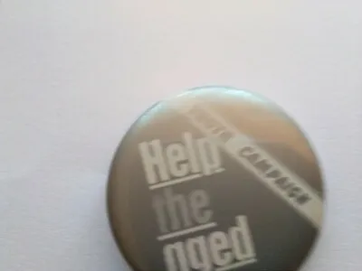 Help The Aged Youth Campaign Silver Picture Badge  • £2.50