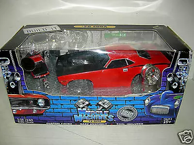 70 Cuda In Red W / Black   Rare Build-it-kit 1:18 Mib • $109.99