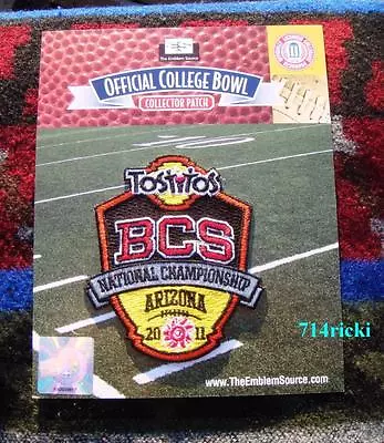 2011 BCS National Championship Collector Patch Auburn Tigers Vs Oregon Ducks • $17.99