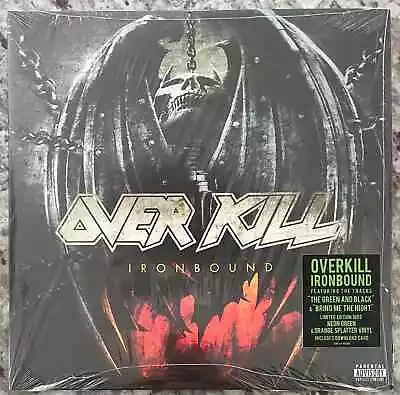 Overkill - Ironbound 2LP 2022 Ltd. Splatter 180G [MNRK Heavy - EOM-LP-46509] • $39.99