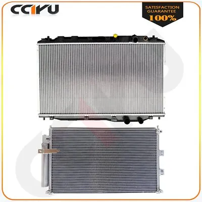 Aluminum Radiator And AC Condenser Assembly For 2006 2007 2008-2011 Honda Civic • $95.88