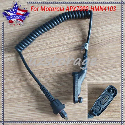 For Motorola APX Remote Speaker Mics Coil Cord Cable 3075336B17 HMN4104 NNTN8203 • $52.35