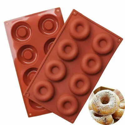 £2.76 • Buy Large Doughnuts Mini Donuts Silicone Mould Chocolate Fondant Jelly Ice Cube Mold