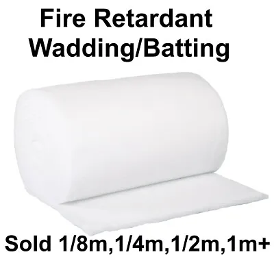 £1.99 • Buy Polyester Wadding/Batting For Quilting, Upholstery 2/4/6/8oz - 26  Or 52  Width