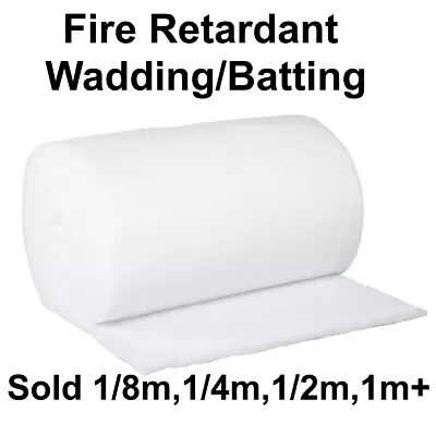 £1.99 • Buy Polyester Wadding/Batting For Quilting, Upholstery 2/4/6/8oz - 26  Or 52  Width