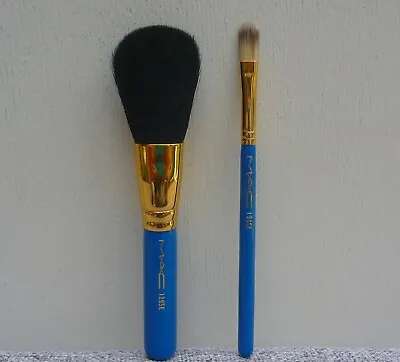 £23.58 • Buy Set Of 2 MAC Blue Brush Set, 129SE Powder & 194SE Concealer, Travel Size, NEW
