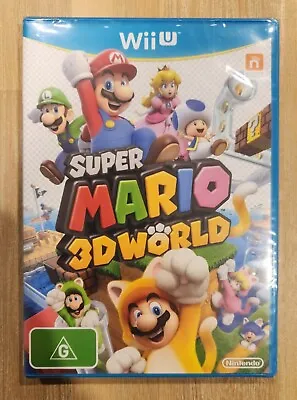 BRAND NEW & SEALED Super Mario 3D World Nintendo Wii U PAL Collector's Piece • $189.99