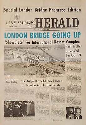 Vintage Newspaper Lake Havasu City Arizona Herald Special Edition 4 Pages  • $19.99