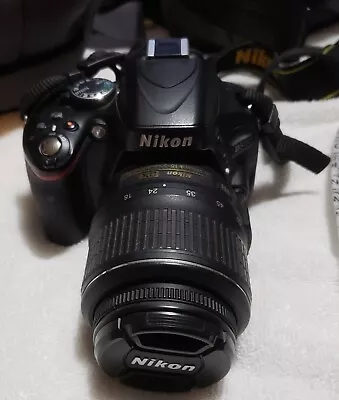 Nikon D5100 16.2MP Digital SLR Camera W/ 18-55mm VR Lens 1765 Shots 2 Cases ++ • $104.50