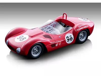 Maserati Birdcage Tipo 61 #98 Win Usac Riverside 1960 1/18 Tecnomodel Tm18-276 D • $279.99