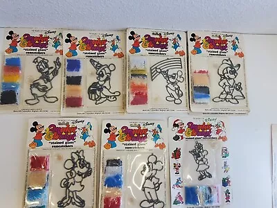 NEW Vintage Makit & Bakit Disney Stained Glass Suncatchers Pick • $9.99