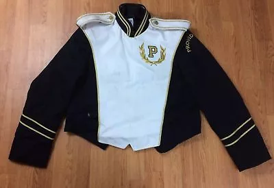 Marching Band Uniform Black Gold & White Halloween Costume • $24.99