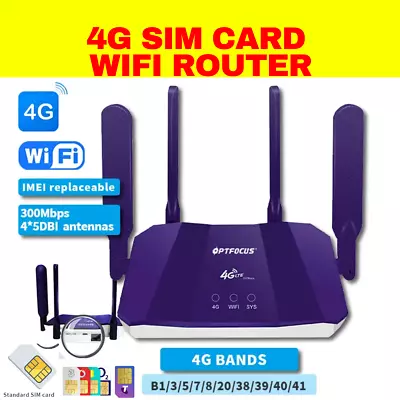 4g SIM Card Mobile Router Wireless Unlocked Hotspot Modem Broadband WiFi USB  • $79.95