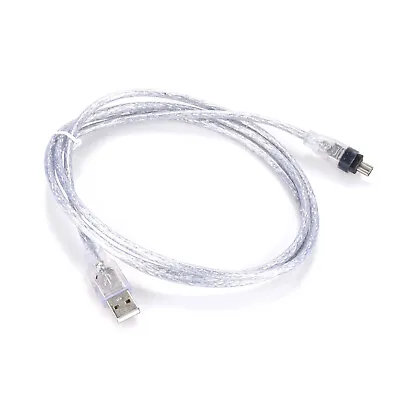 USB Male To Firewire IEEE 1394 4Pin Data Transfer Male Cable Cord Converter 1.5M • £4.79