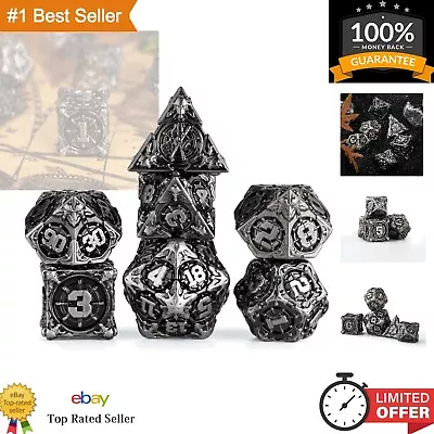 DND Dice Set Polyhedral Dice Set Metal Dice Set D&d Dice Set 7 Pieces Role Pl... • $23.99