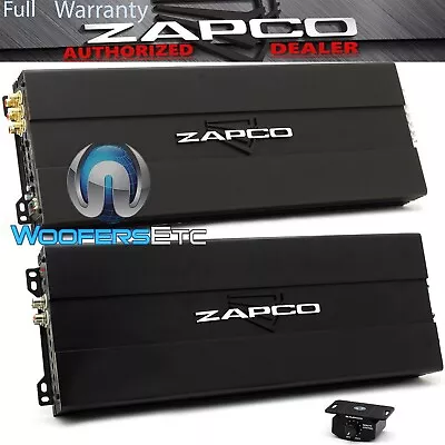 Pkg ZAPCO ST-6X-SQ 6-CHANNEL 900W AMPLIFIER + ST-2000XM-II MONOBLOCK 2000W AMP • $1099.98